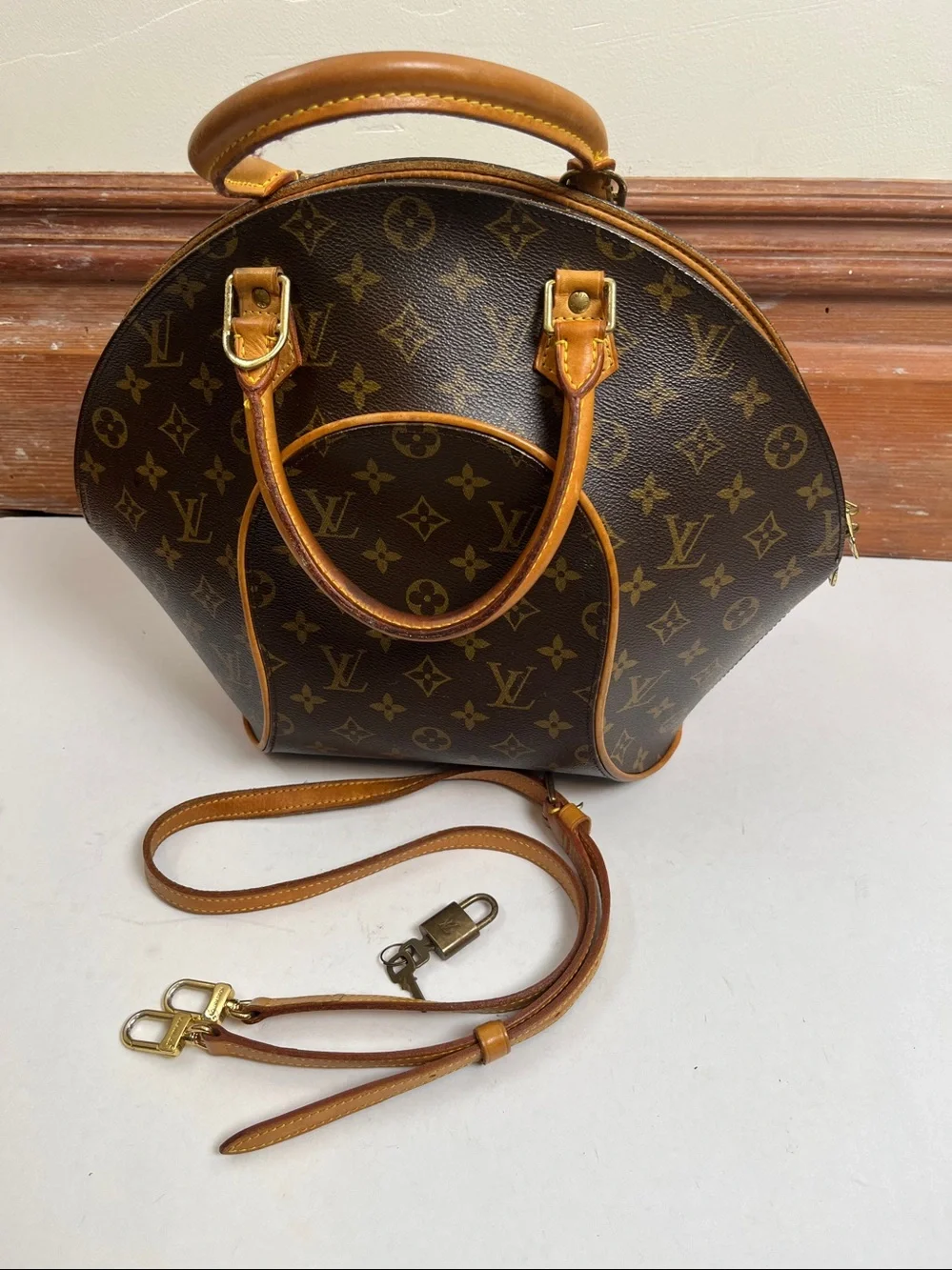 Louis Vuitton Brown Monogram Alma PM Satchel - Brown/Gold Hardware